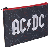 Kosmetická taška AC/DC: Silver Logo (22 x 15 x 1 cm)