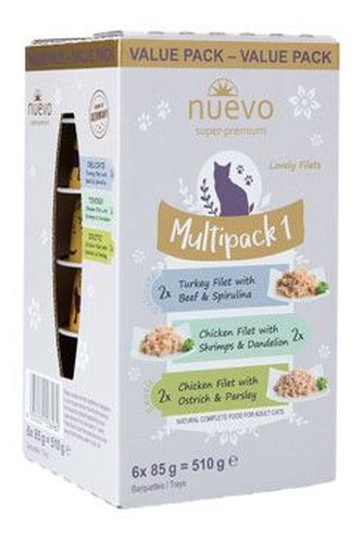 Nuevo kočka vanička adult Multipack I 6x85g