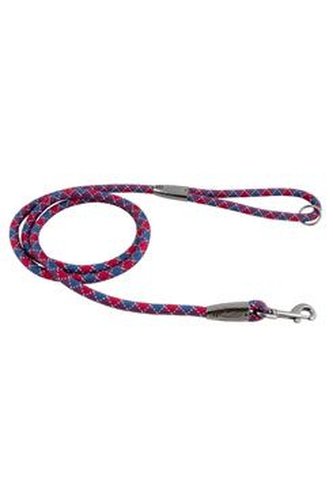Vodítko Hurtta Casual lanové modré/červené 180cm/8mm