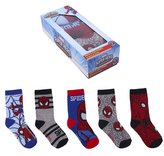 Dětské ponožky Marvel: Spiderman 5 párů (EU 23-25) vícebarevná bavlna polyester elastan