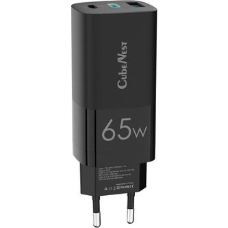 CubeNest S3D0 PD GaN síťová nabíječka (65W)