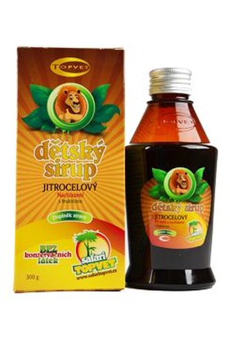 Sirup Jitrocelový dětský SAFARI 300g TOPVET