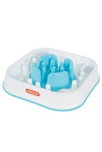 Miska proti hltání protiskluz čtverec pes Zolux