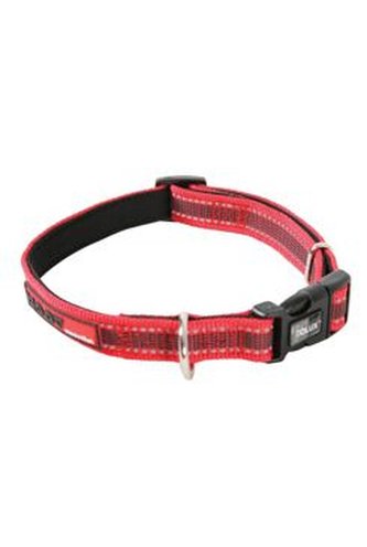 Obojek pes MOOV nastavitelný červená 20mm 36-47cmZolux