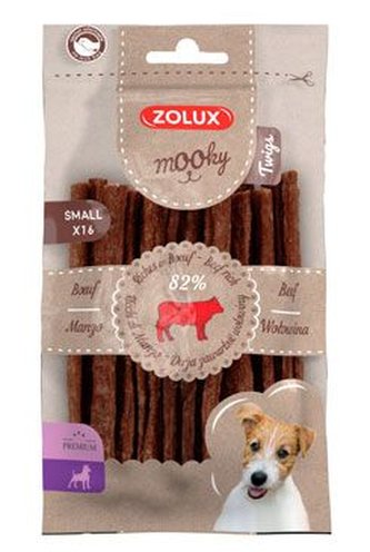 Pochoutka Mooky Premium hovězí S 16ks 100g Zolux