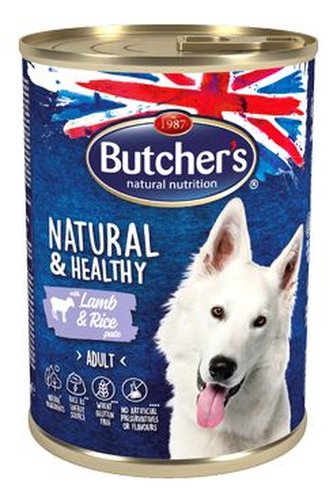 Butcher's Dog N&H s jehněčím masem a rýží pate 390g