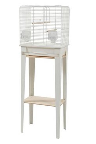 Klec ptáci CHIC LOFT S bílá Zolux