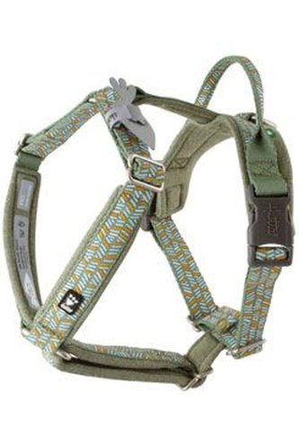 Postroj Y Hurtta Razzle Dazzle zelený 45-55