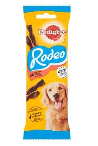 Pedigree Pochoutka Rodeo Duo kuře a slanina 123g
