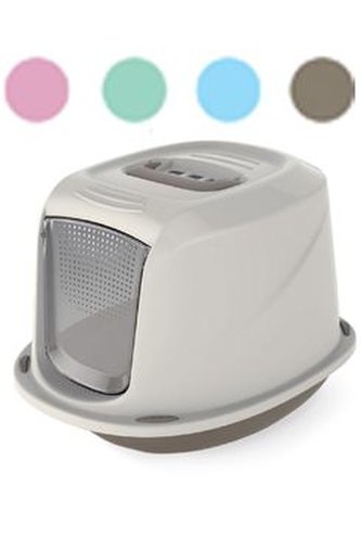 WC kočka Galaxy kryté s filt. 45x36x32cm šedo-růžová