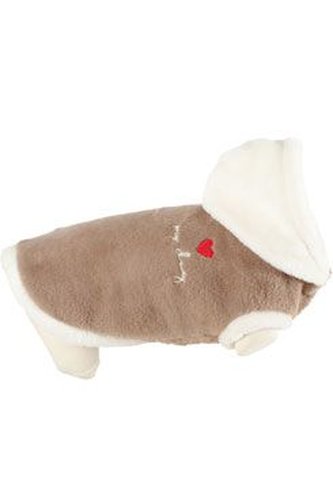 Obleček s kapucí pro psy TEDDY béžový 30cm Zolux
