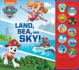 Paw Patrol Land Sea & Sky Listen & Learn Board Book OP