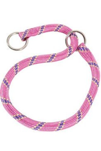 Obojek pes nylonový stahovací 65cm růžový Zolux
