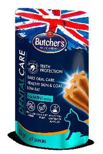 Butcher's Dog pochoutka Dental Care mini plemena 56g