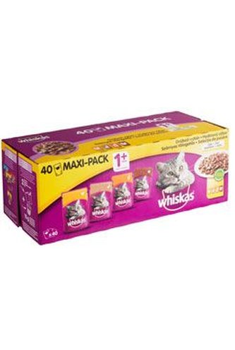 Whiskas kapsa Drůbeží výběr v želé 40x100g