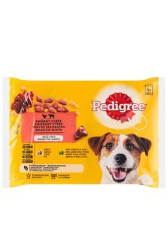 Pedigree kapsa jehněčí a kuřecí v želé 4x100g