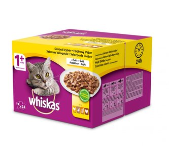 Whiskas kapsa Drůbeží výběr v želé 24x100g
