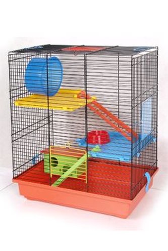 Klec hlodavec TEDDY  II Color +plast.vybavení