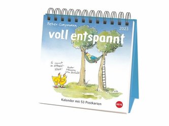 Gaymann: voll entspannt Premium-Postkartenkalender 2023