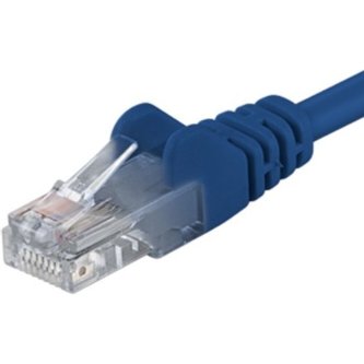 PremiumCord Patch kabel UTP RJ45 / RJ45 level 5e modrý 3m