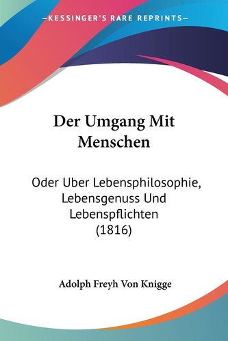 Der Umgang Mit Menschen
