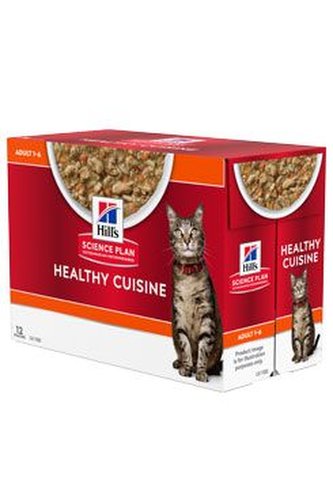 Hill's Fel. SP kapsa Adult HCui Chicken&VegStew 12x80g