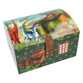 Pokladnička na kód Dino World, Dinosouři, se zvukovým a světelným efektem