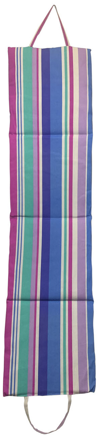 Lehátko plážové skládací 4-dílné modré