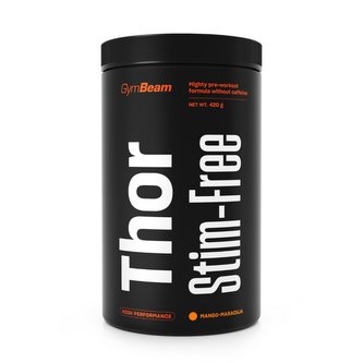 Thor Stim-free - GymBeam - mango marakuja - 420 g