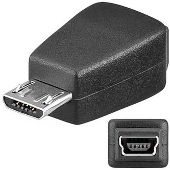 PremiumCord USB redukce Mini 5 Pin/F - Micro USB/M