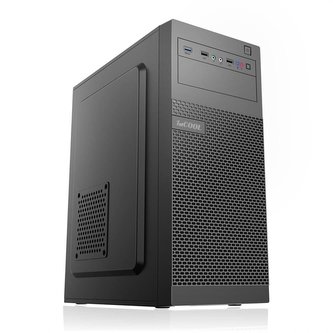 1stCOOL skříň JAZZ 3, middle tower, AU, USB 3.0, bez zdroje, černá