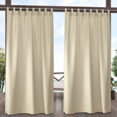 Venkovní zahradní závěs s poutky PORTORIKO světle béžová 155x230 cm (cena za 1 kus) MyBestHome