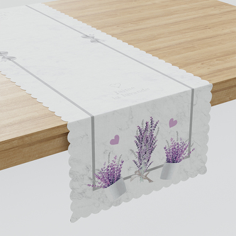 Ubrus - běhoun na stůl LEVANDULE 38x140 cm Mybesthome