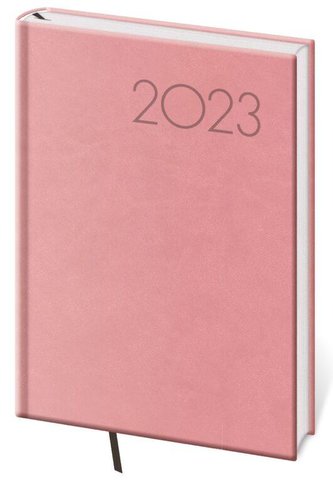 Diář 2023 Print - růžová, týdenní A5