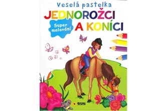Veselá pastelka Jednorožci a koníci