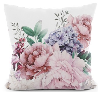 Polštář PEONI 40x40 cm 100% bavlna Mybesthome