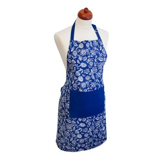 HOME ELEMENTS Kuchyňská zástěra 60*80 cm, Modrotisk