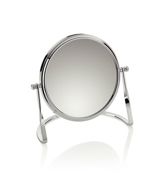 KELA Zrcátko SIMONA chrom L 16cm x W 9,5cm x H 15,5cm / Ř 14cm KL-20641