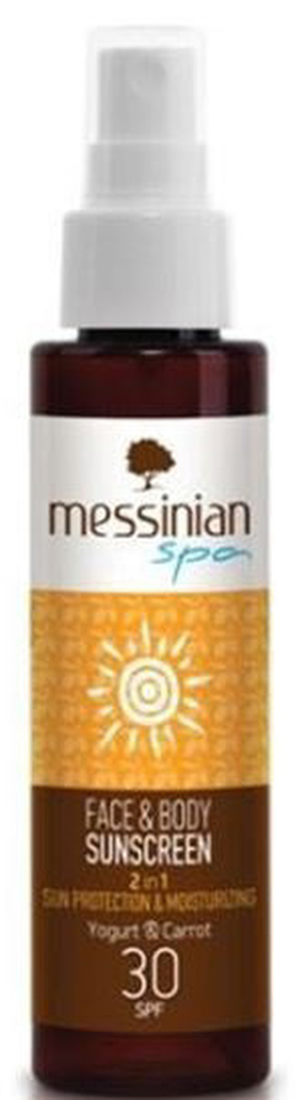 Messinian Spa Opalovací krém SPF 30 100 ml