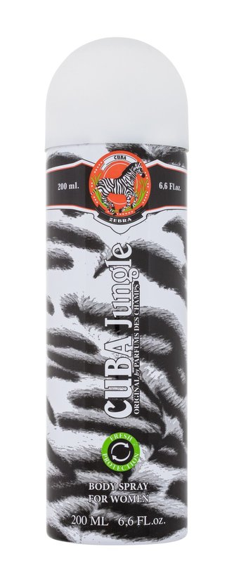 Cuba Jungle Deodorant Zebra 200 ml pro ženy