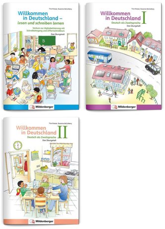 Sicher in die Grundschule - Sparpaket: Deutsch als Zweitsprache (3 Hefte)