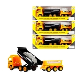 Stavební stroj s přívěsem - pull back