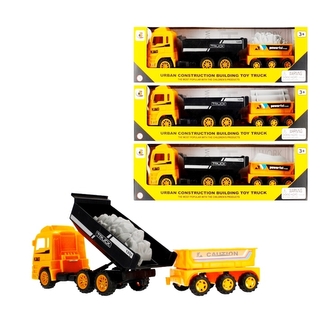 Stavební stroj s přívěsem - pull back