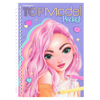 Omalovánka | Create yout Top Model Pocket, Fialová, Candy