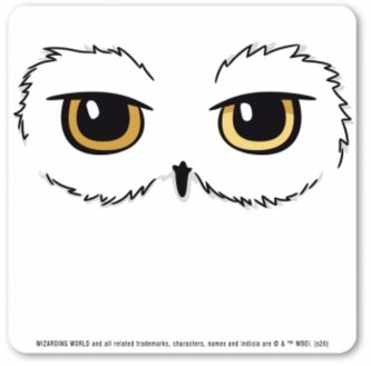Tácek pod sklenici Harry Potter: Oči Hedviky (10 x 10 cm)