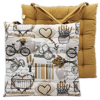 HOME ELEMENTS Podsedák prošívaný 40x40 cm, Nejlepší babička 2