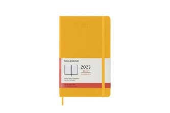 Moleskine Diář 2023 denní tvrdý oranžový L