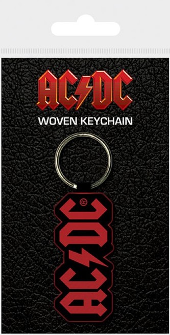 Přívěsek na klíče AC/DC: Logo textílie