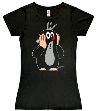 Dámské tričko Krteček: Oh Oh! (L) černá bavlna