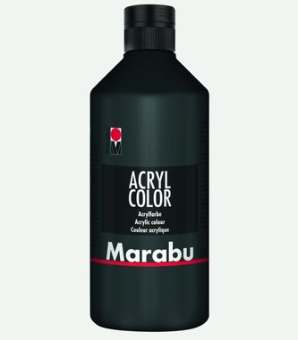 Marabu Acryl Color akrylová barva - černá 500 ml